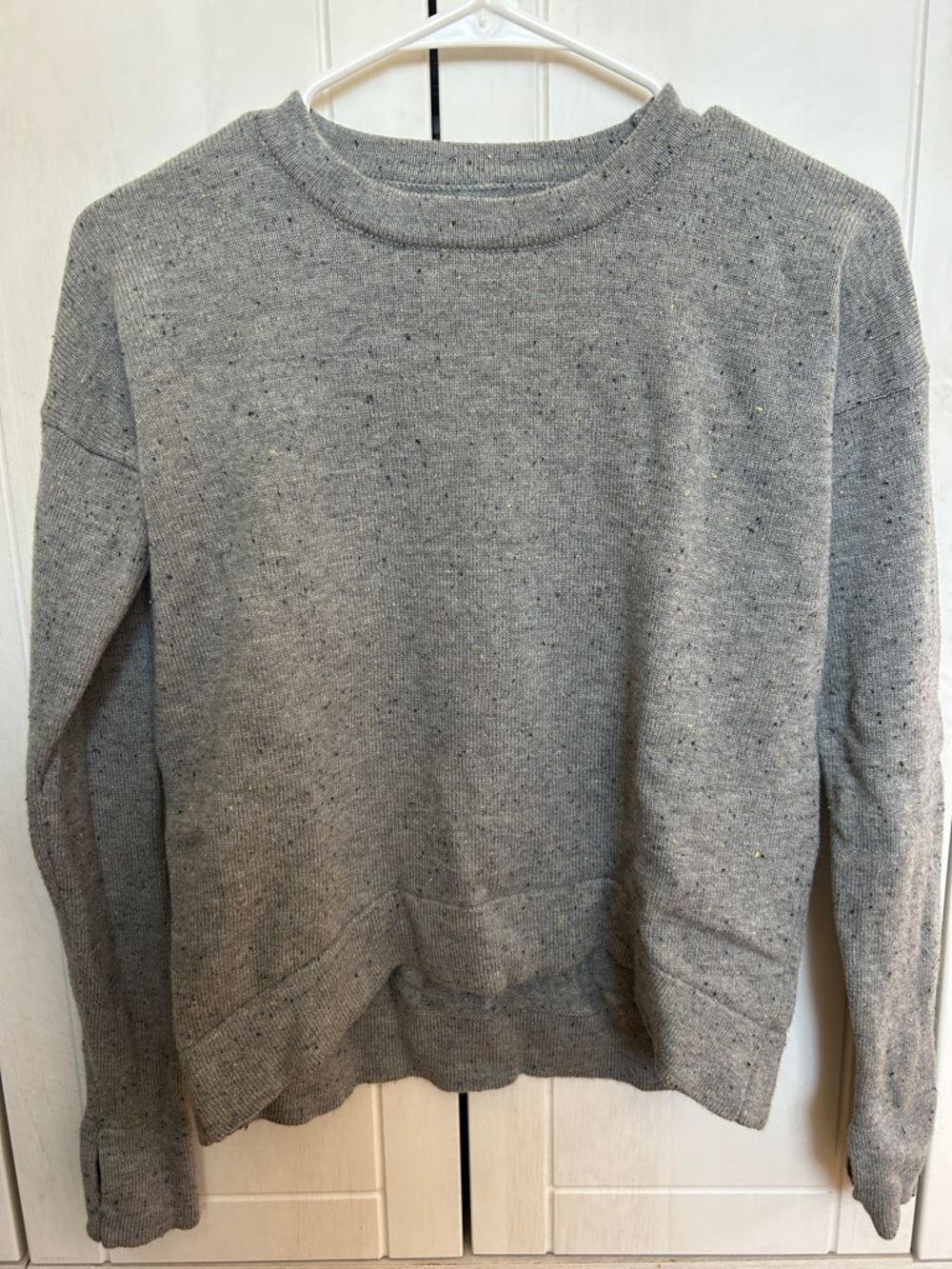 lululemon athletica Heather Gray Crewneck Sweater